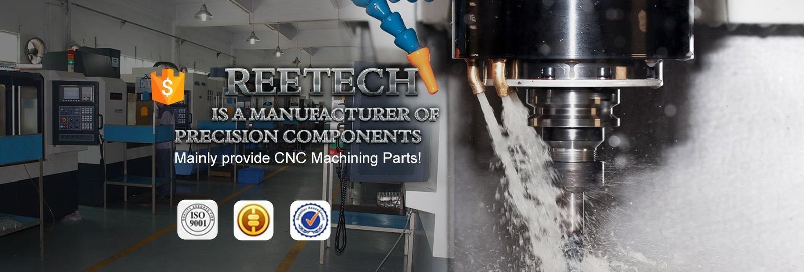 Peças metálicas de máquinas de corte por compressão